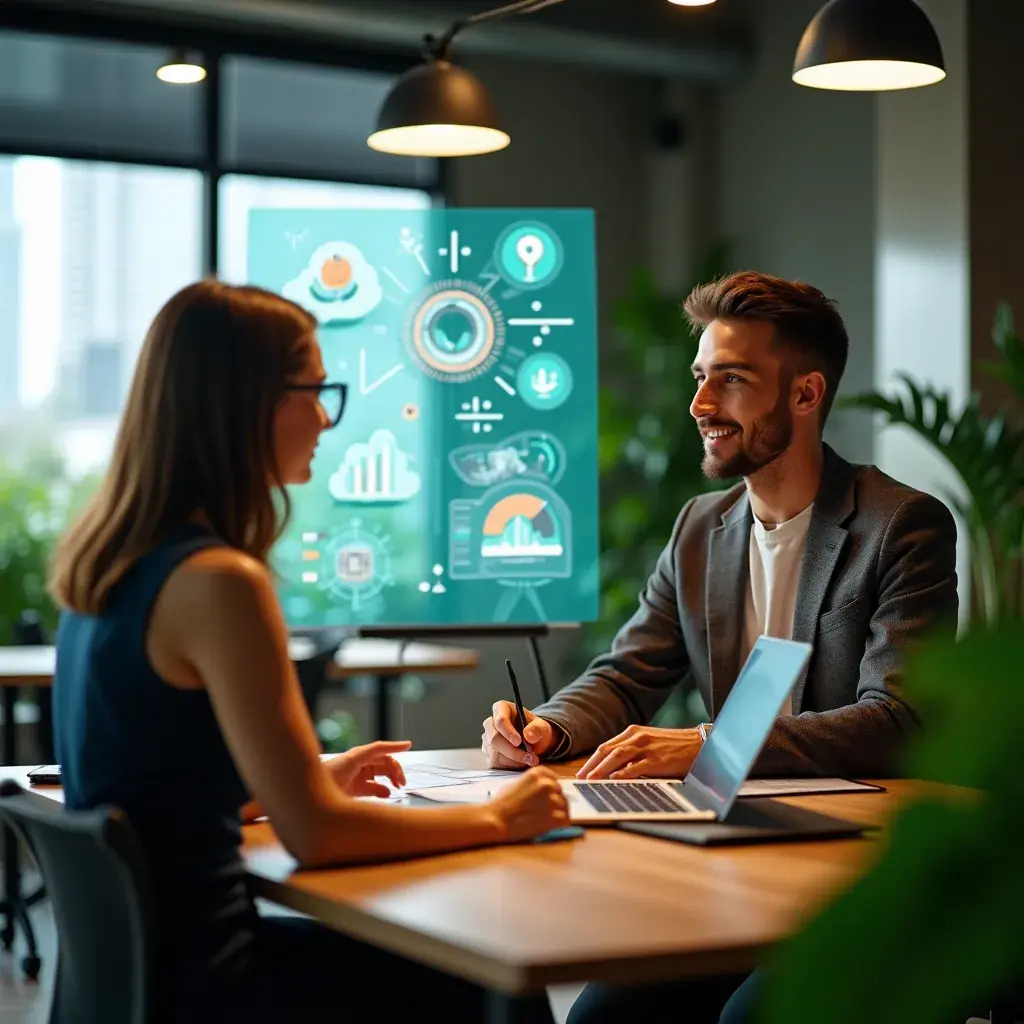 Professionisti che analizzano dati di mercato per decisioni informate