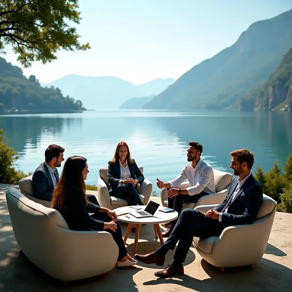 Sessione di brainstorming per sviluppare nuove idee di business